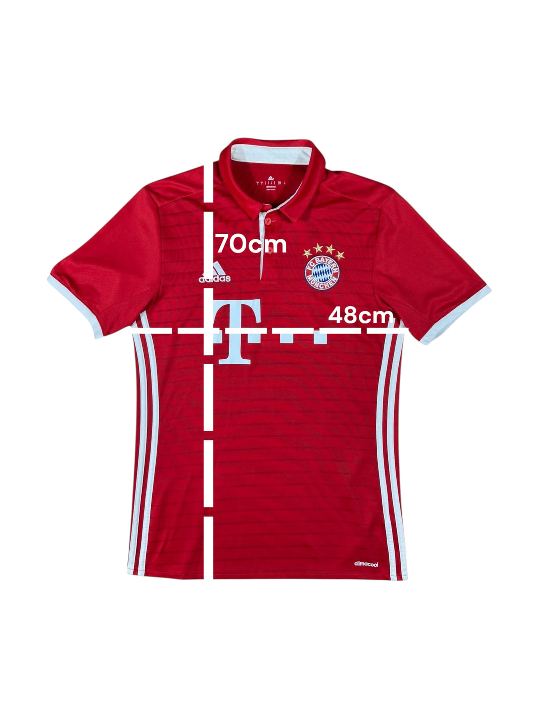 2016/17 Bayern Munich Adidas Home Football Shirt - 9/10 - (S)