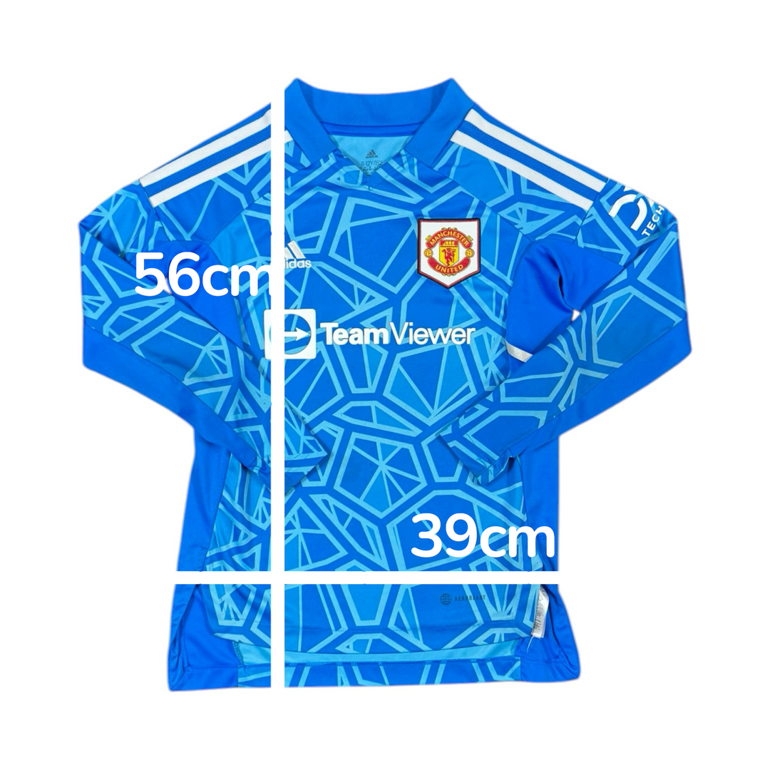 2022-23 Manchester United GK Shirt - 8/10 - (11-12 Years)