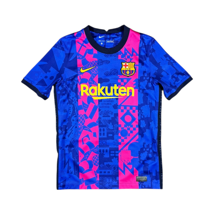 2021-22 Barcelona Nike Home Shirt - 10/10 - (13-14 Years)