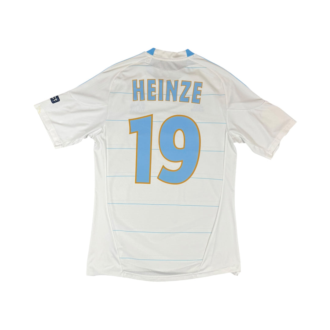 2010-11 Olympique Marsielle Home Shirt HEINZE #19 - 7/10 - (M)