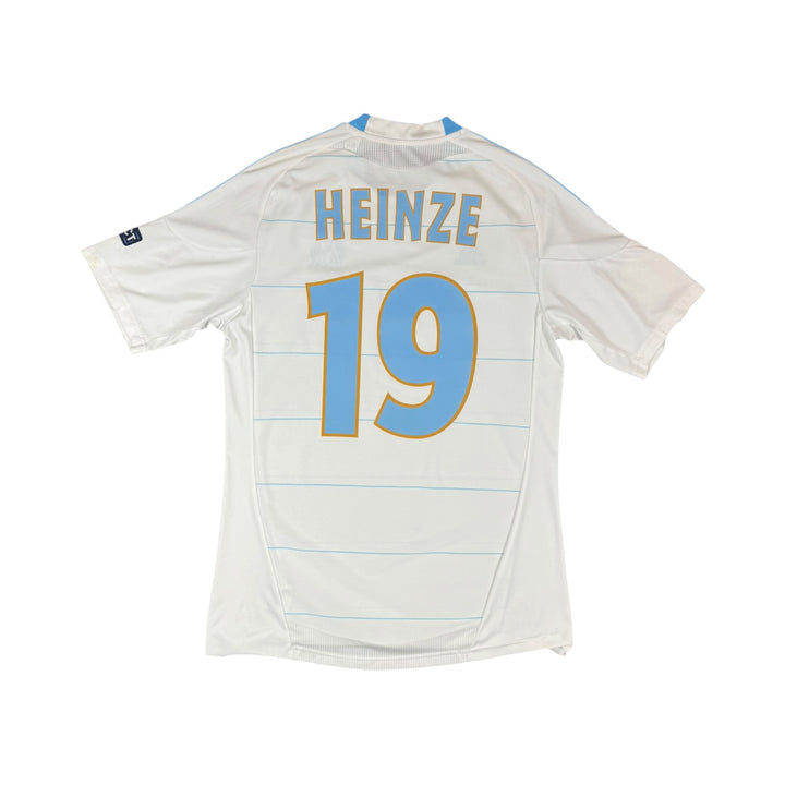 2010-11 Olympique Marsielle Home Shirt HEINZE #19 - 7/10 - (M)