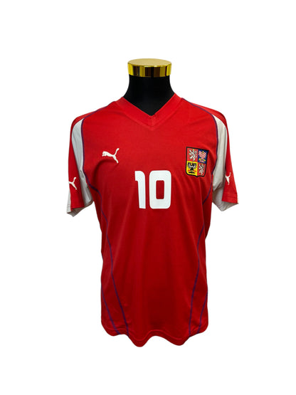 Czech Republic 2003/04 Football Jersey #10 Rosicky