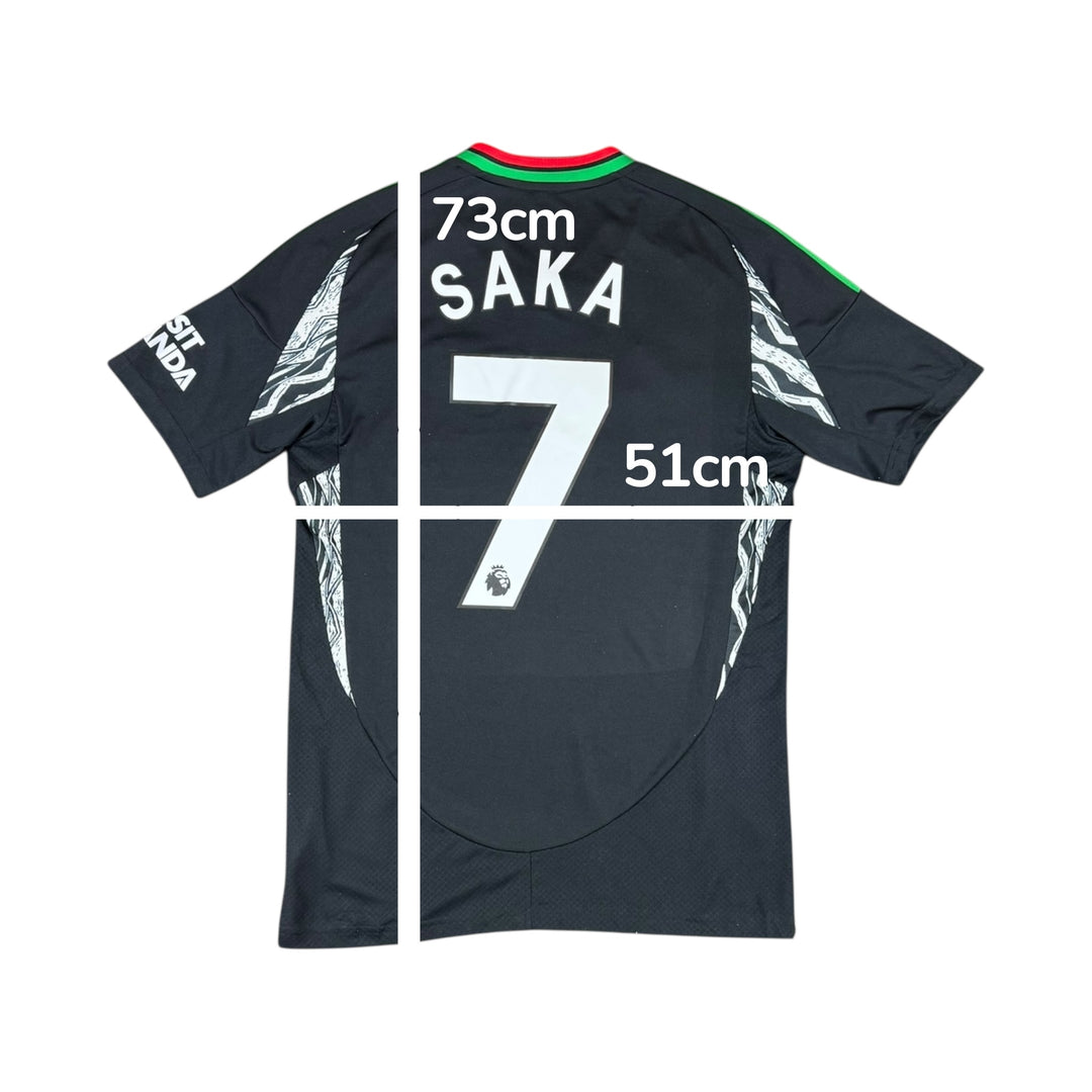 2024-25 Arsenal Adidas Away Shirt #7 SAKA - 9/10 - (M)