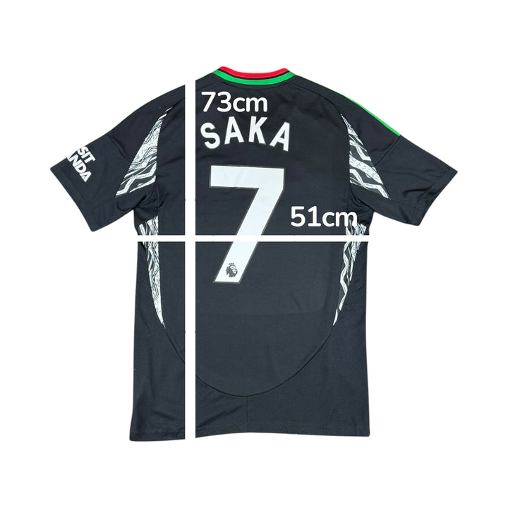 2024-25 Arsenal Adidas Away Shirt #7 SAKA - 9/10 - (M)