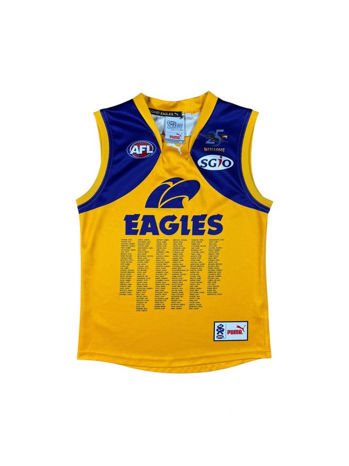 2006 West Coast Eagles Puma AFL Jersey - 8/10 - (M)