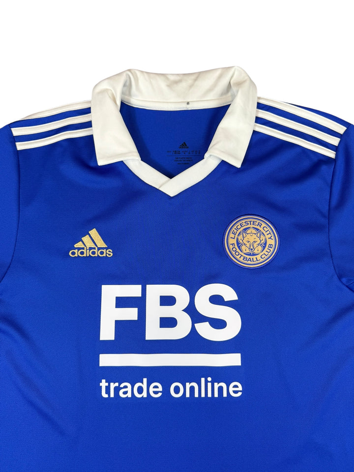 2022/23 Leicester City Adidas Home Football Shirt - 9/10 - (M)