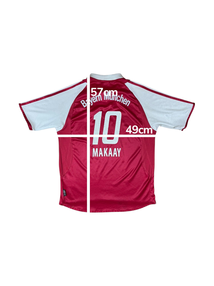 2003/04 Bayern Munich Adidas Home Shirt #10 MAKAAY - 6/10 - (15-16 Years)