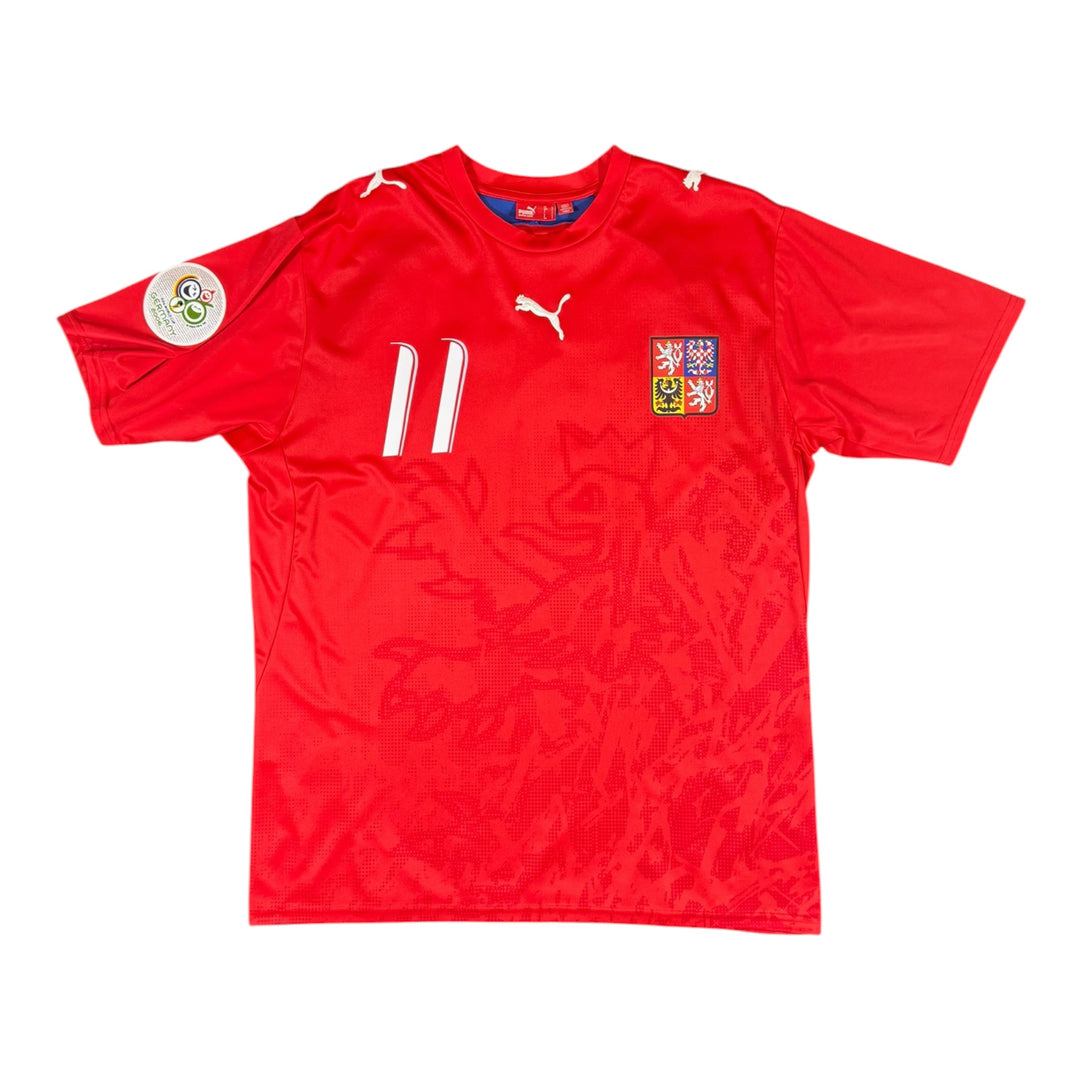 2006-07 Czech Republic Home Shirt NEDVED #11 - 10/10 - (L)