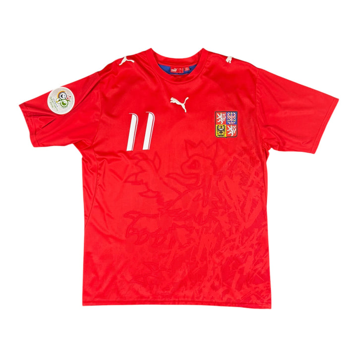 2006-07 Czech Republic Home Shirt NEDVED #11 - 10/10 - (L)