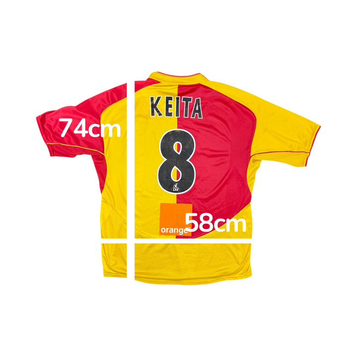 2003-04 Lens Home Shirt KEITA #8 - 7/10 - (L)