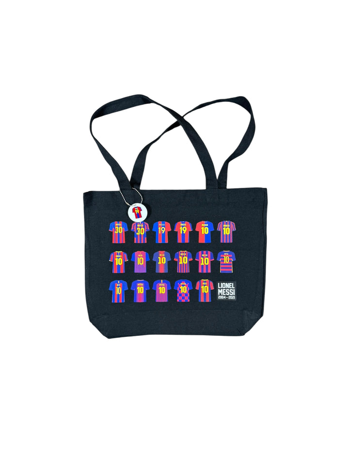 The “Lionel Messi Barcelona” Tote Bag Black