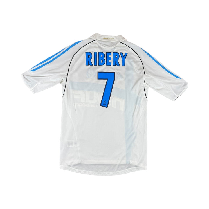 2004-05 Marseille Adidas Home Shirt #7 RIBERY - 8/10 - (S)