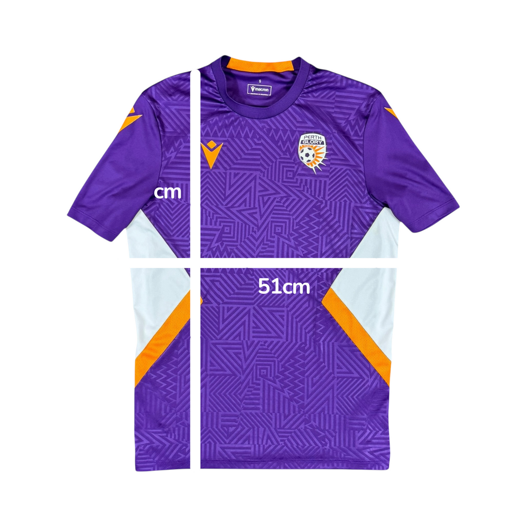 2024-25 Perth Glory Macron Training Shirt - 9/10 - (S)