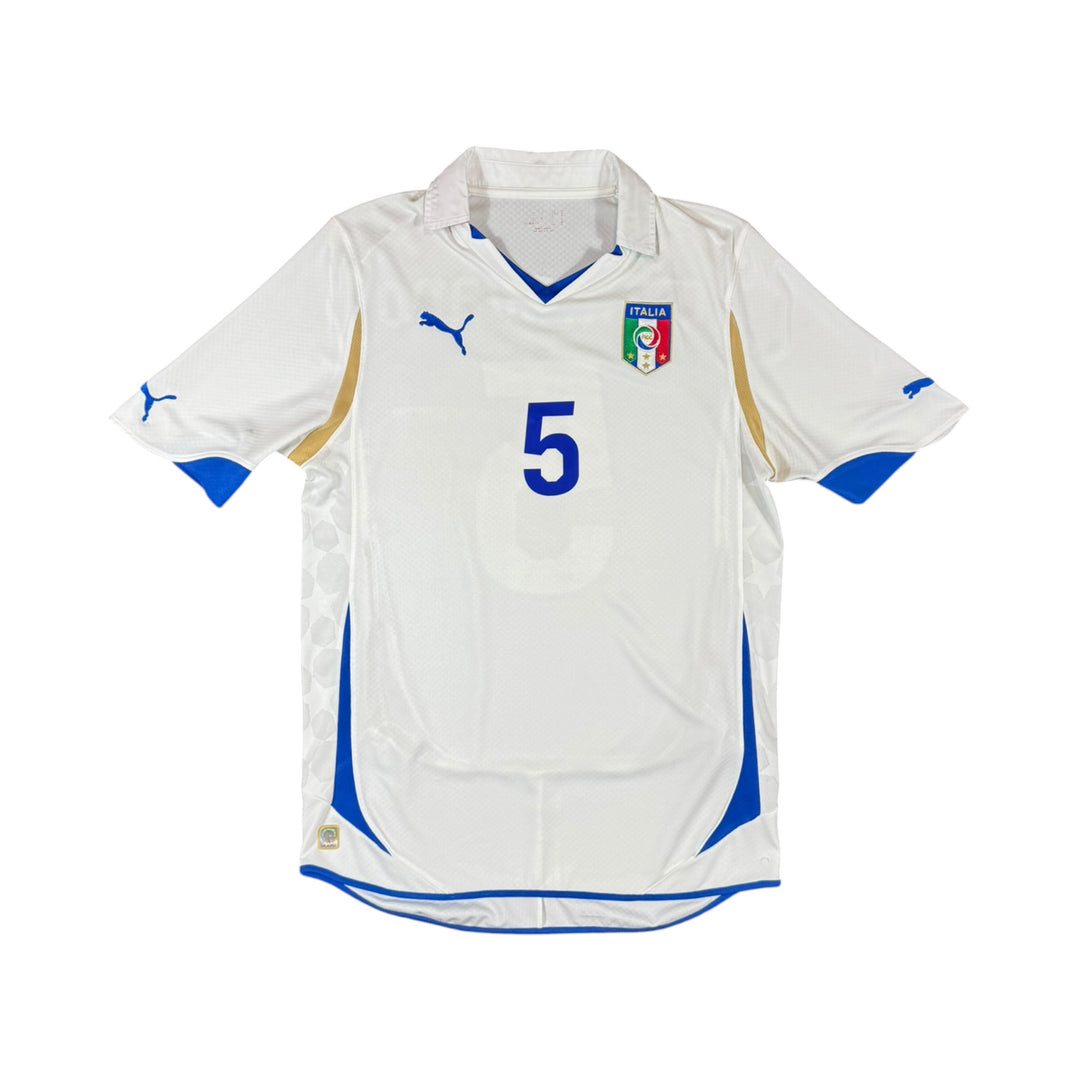 2010-12 Italy Puma Away Shirt CANNAVARO #5 - 9/10 - (M)