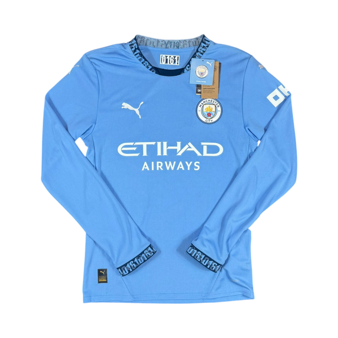 2024-25 Manchester City Puma Home L/S Shirt #47 FODEN Brand New (S)