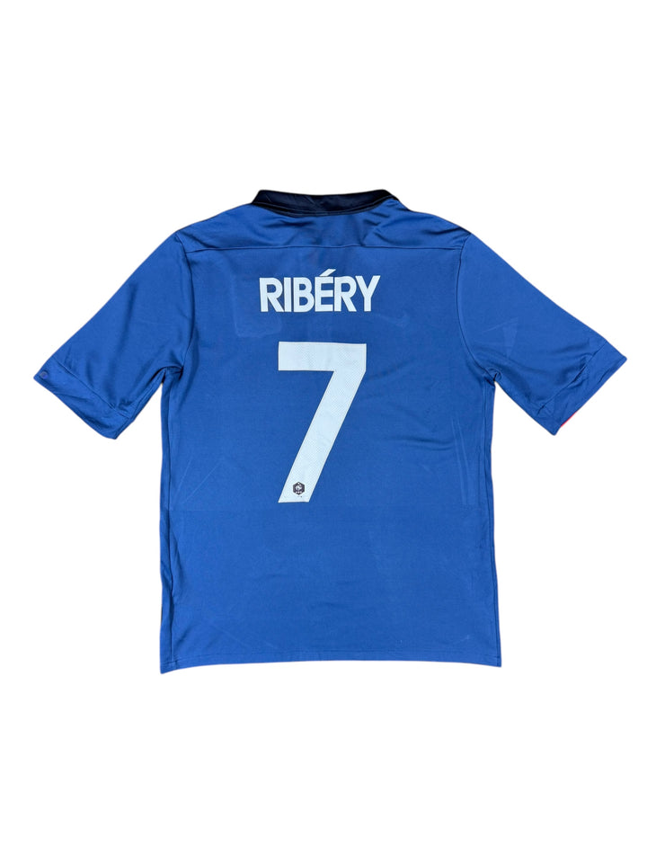 2014/15 France Nike Home Football Shirt #7 RIBERY - 7/10 - (L)
