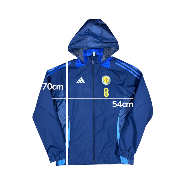 2024-25 Scotland Adidas Windbreaker Jacket - 10/10 - (15-16 Years)