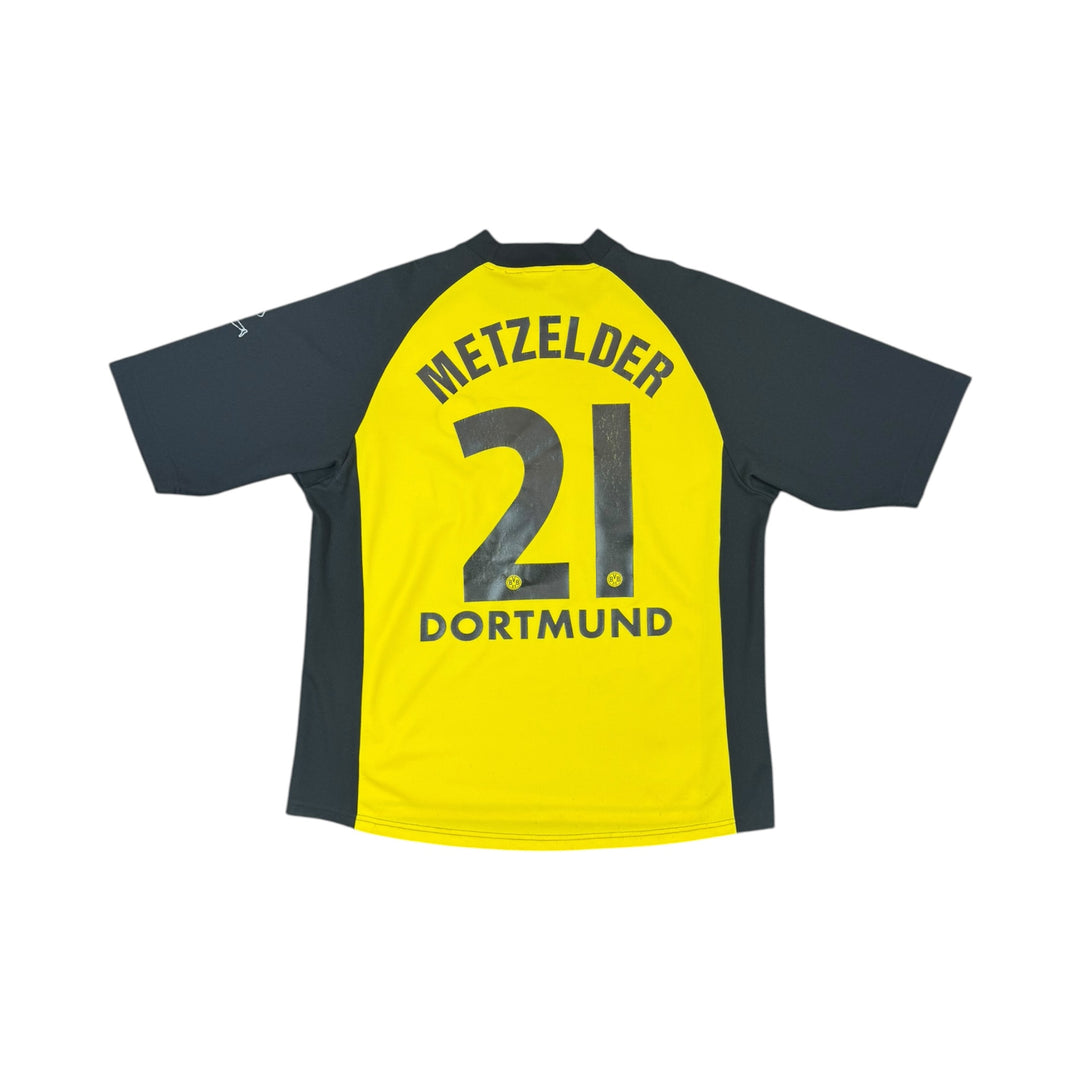2001-02 Borussia Dortmund Home Shirt METZELDER #21 - 8/10 - (L)