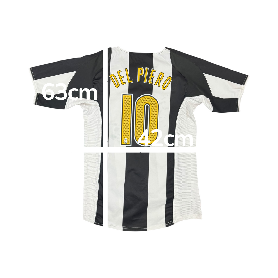 2004-05 Juventus Nike Home Shirt DEL PIERO #10 - 8/10 - (13-14 Years)