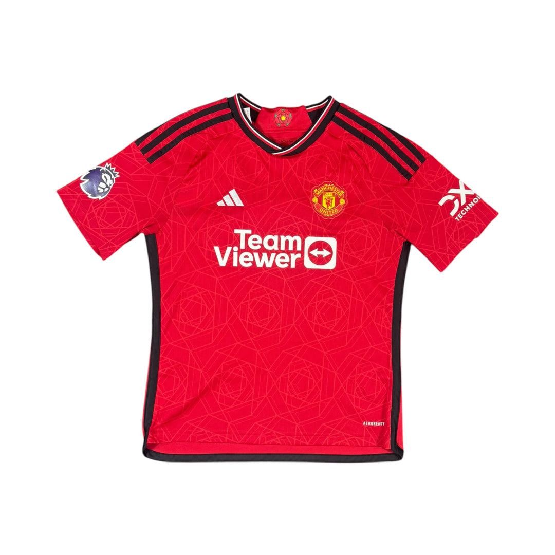 2023-24 Manchester United Home Shirt B.FERNANDES #8 - 9/10 - (13-14 Years)