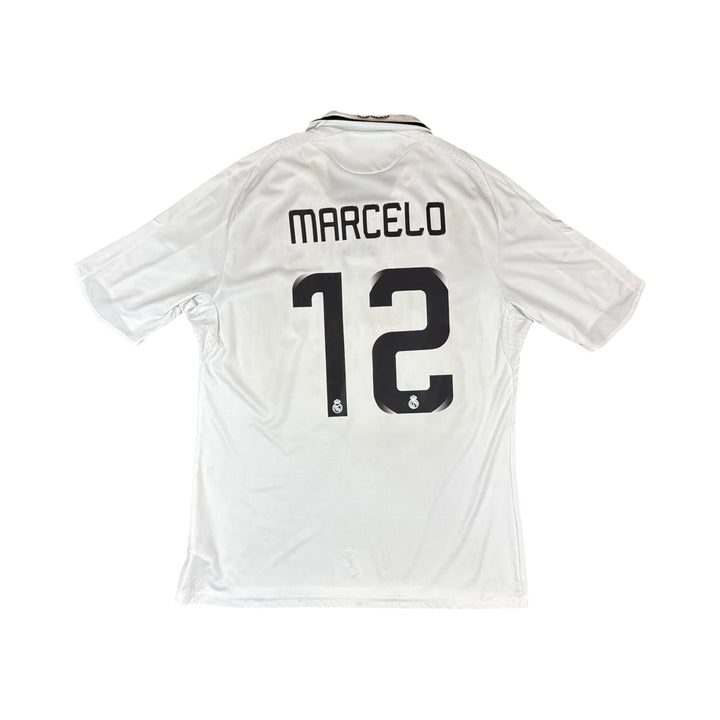 2008-09 Real Madrid Home Shirt MARCELO #12 - 7/10 - (XL)