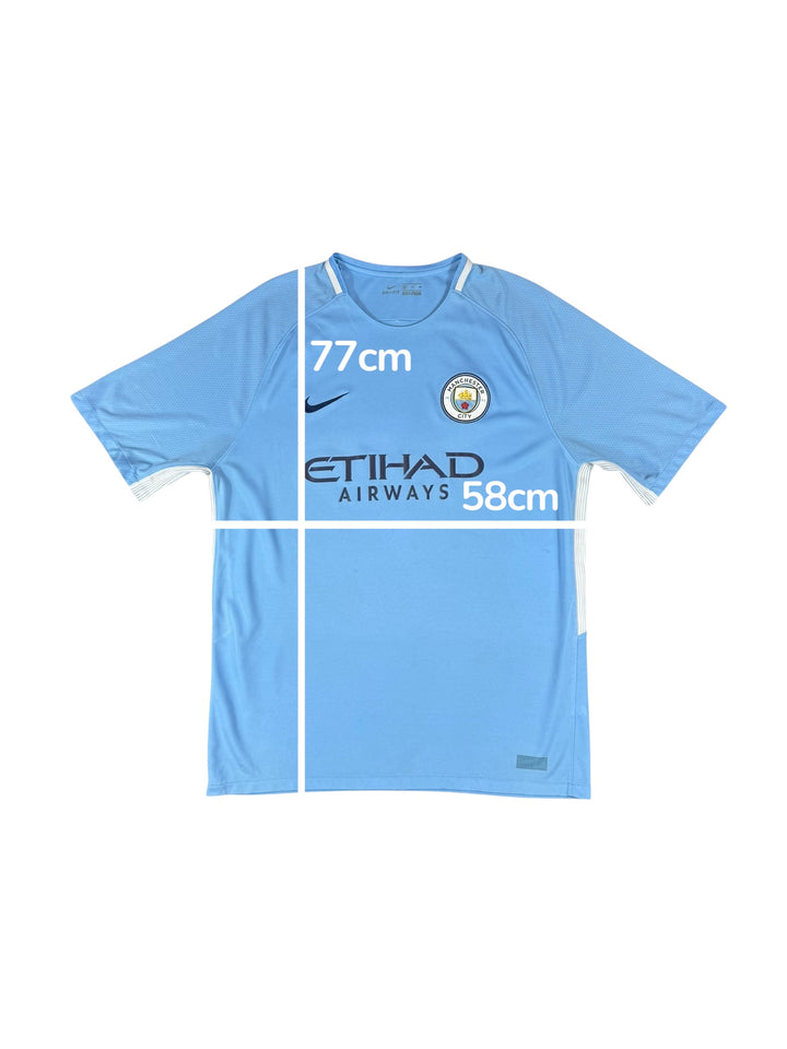 2017/18 Manchester City Nike Home Shirt - 7/10 - (XL)
