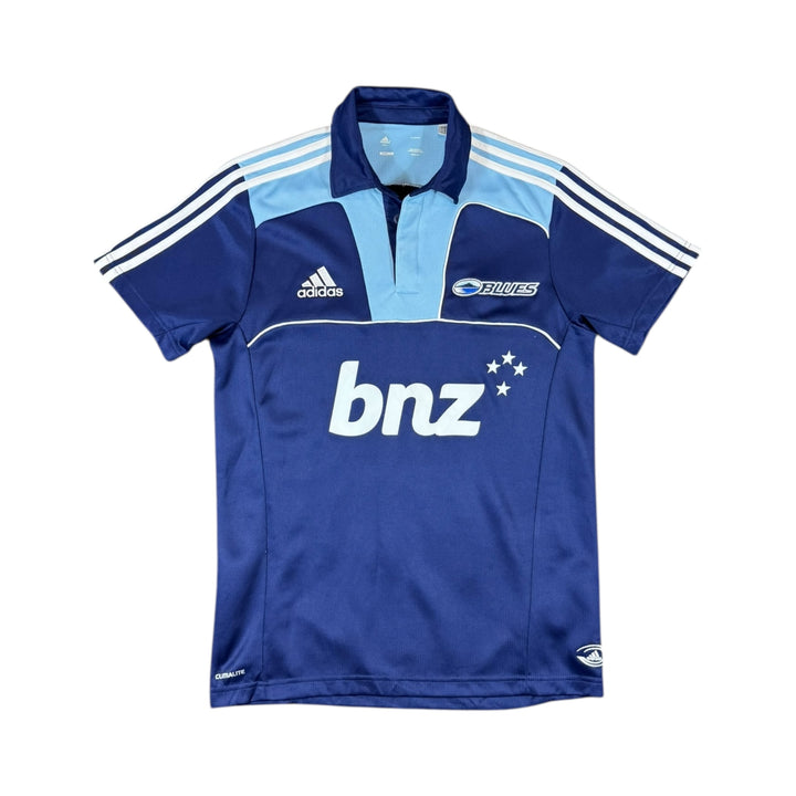 2011-12 Auckland Blues Adidas Super Rugby Home Shirt - 9/10 - (S)