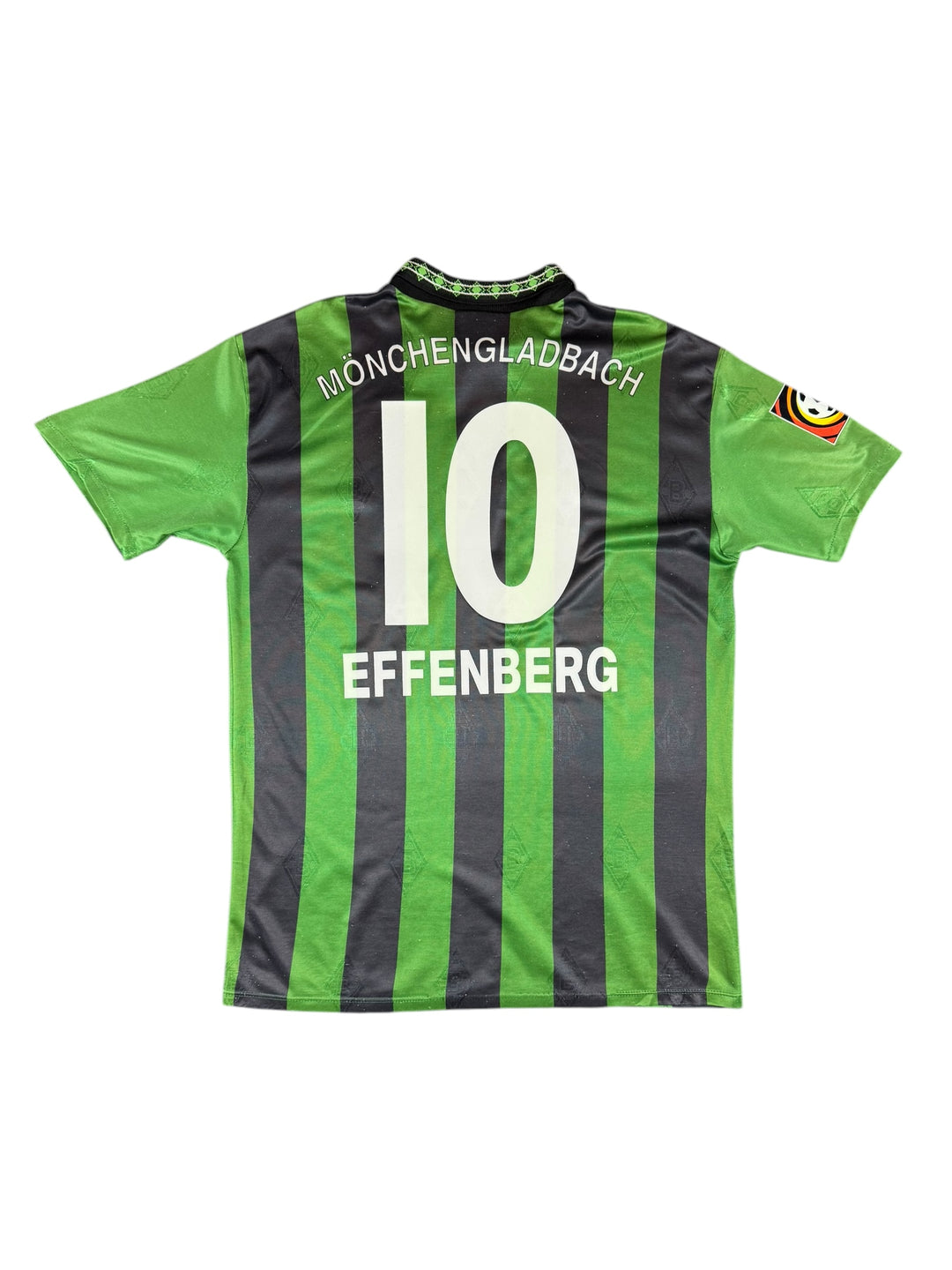 1995/96 Monchengladbach Reebok Football Shirt #10 Effenberg - 7/10 - (L)