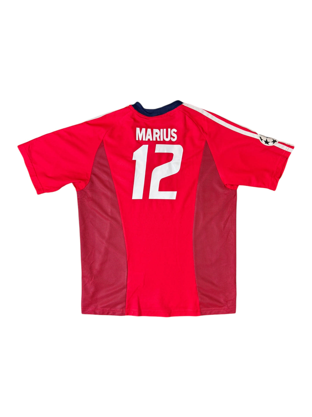 2002/03 Bayern Munchen Home Shirt #12 Marius - 9/10 - (13-14 Years)