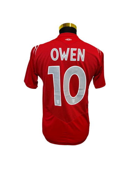 England 2004/06 Home Football Jersey #10 Owen