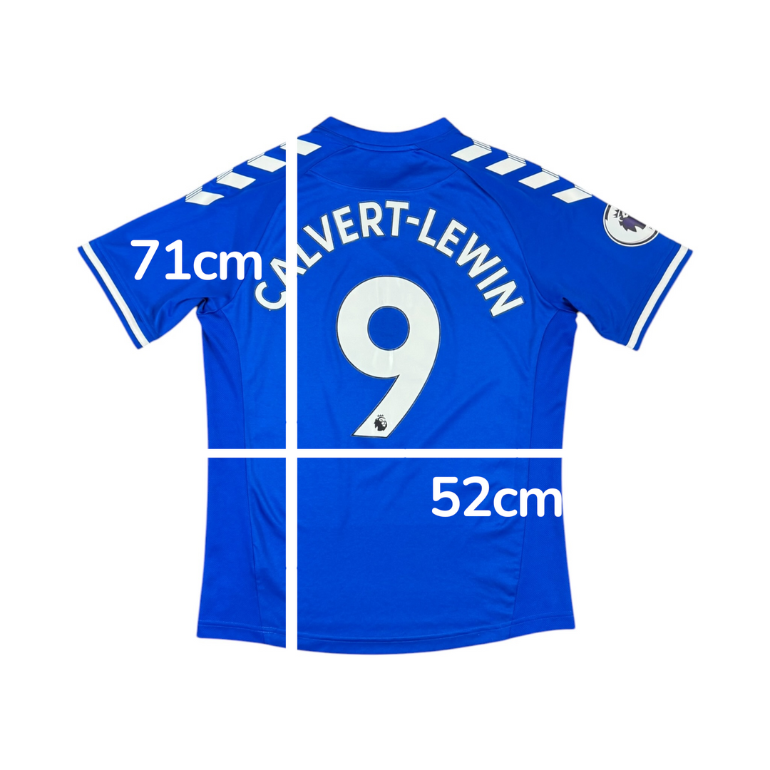 2020-21 Everton Home Shirt CALVERT-LEWIN #9 - 9/10 - (M)
