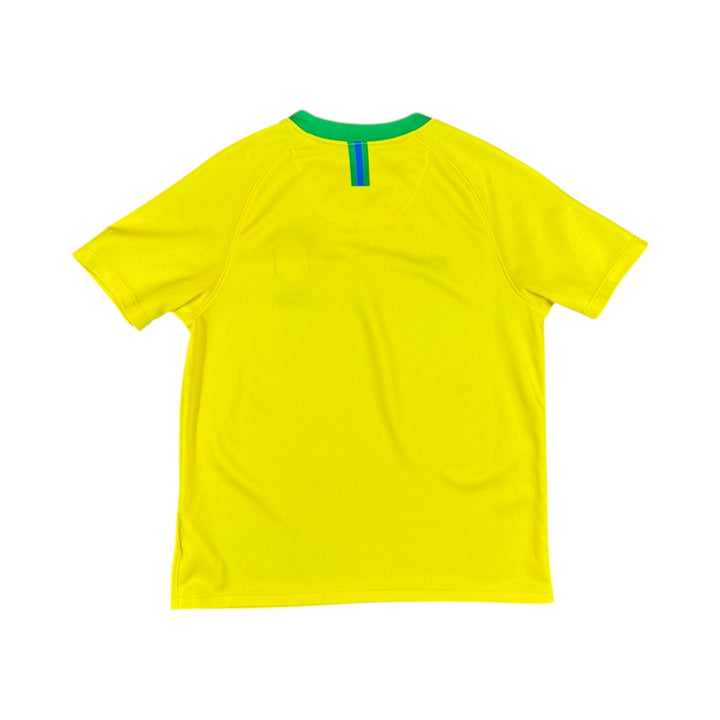 2018-19 Brazil Nike Home Shirt - 8/10 - (6-7 Years)