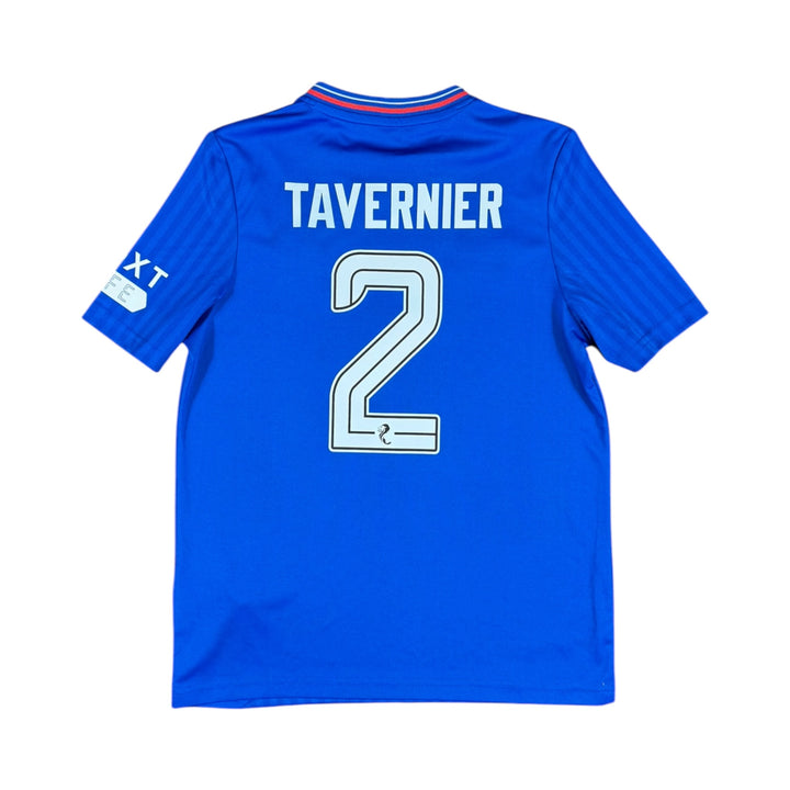 2023-24 Rangers Home Shirt #2 TAVERNIER - 10/10 - (13-14 Years)
