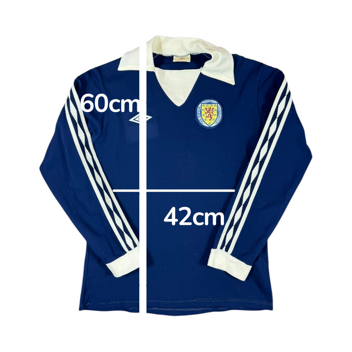 1976-79 Scotland Home L/S Shirt - 9/10 - (S)