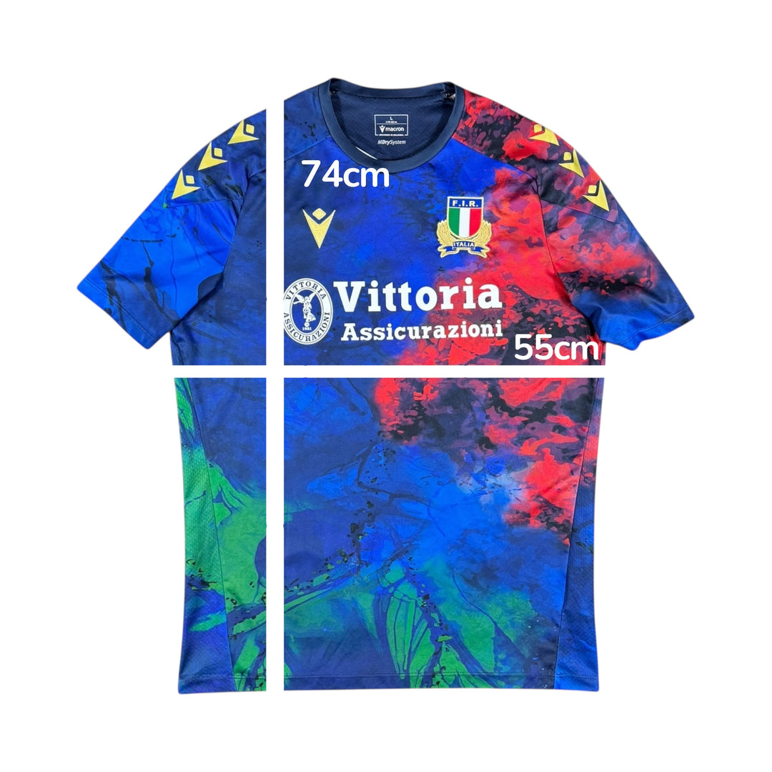 2025-26 Italy Macron Training Rugby Shirt - 10/10 - (L)