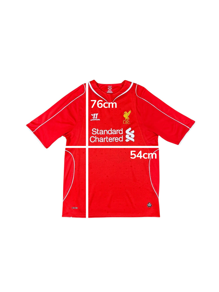 2014-15 Liverpool Warrior Home Shirt - 9/10 - (L)
