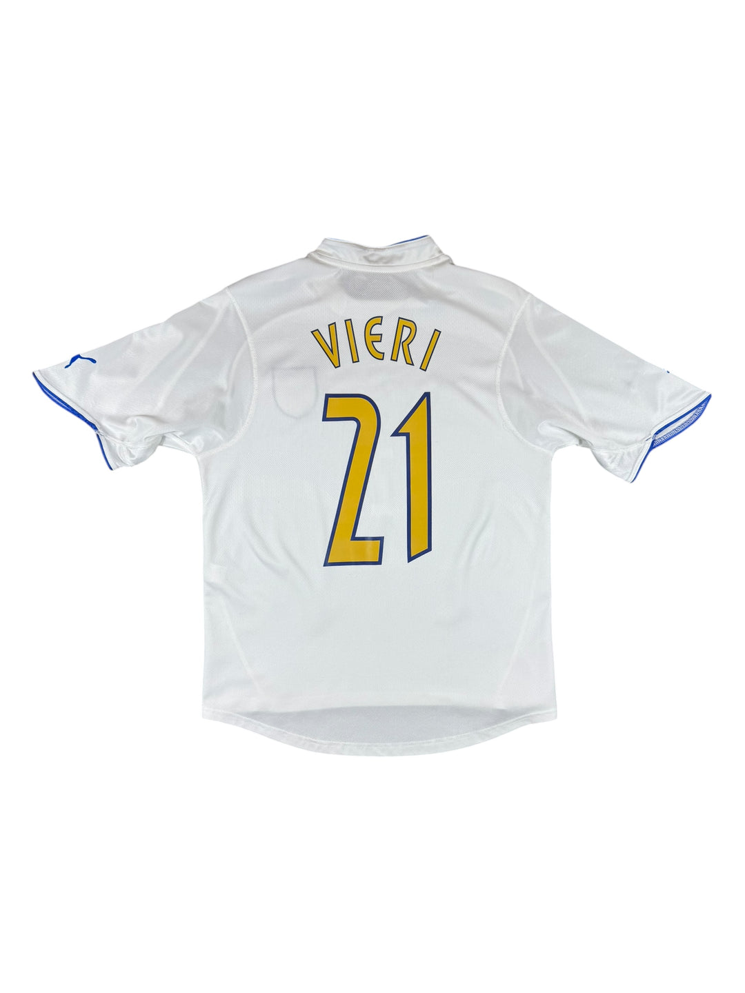 2003/04 Italy Puma Football Shirt #21 Vieri - 9/10 - (M)