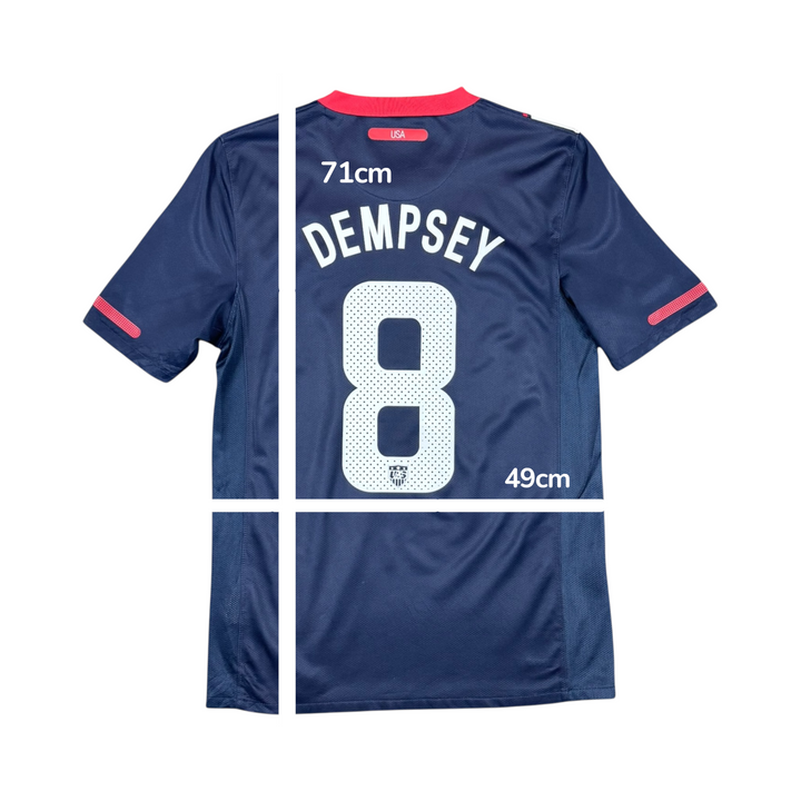 2010-11 USA Nike Away Shirt #8 DEMPSEY - 9/10 - (S)