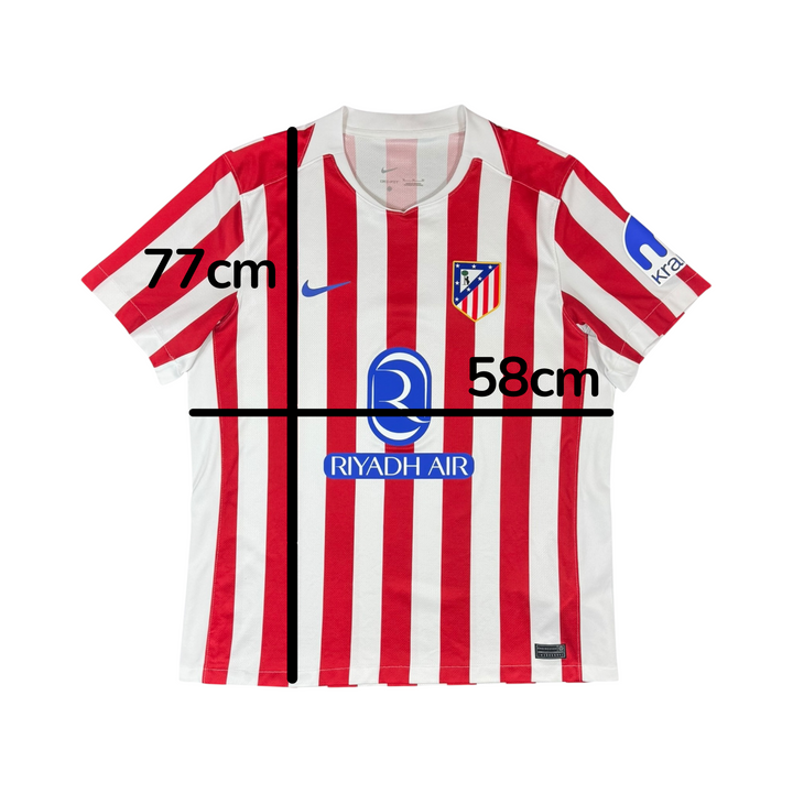 2025-26 Atletico Madrid Nike Home Shirt - 9/10 - (XL)