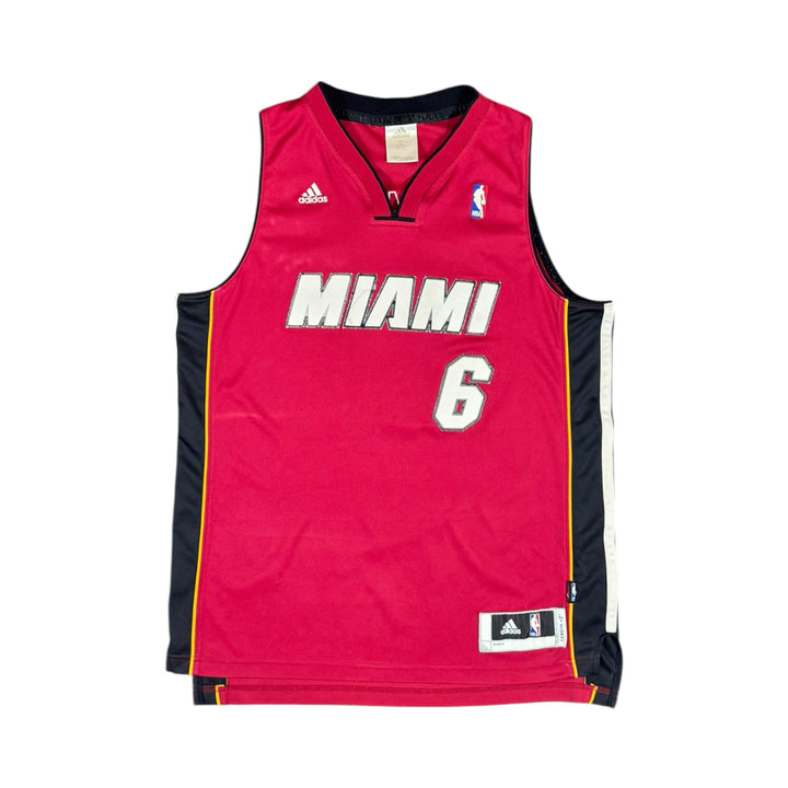 2010-14 Miami Heat Adidas Basketball Jersey #6 JAMES - 6/10 - (L)