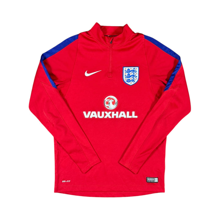 2016-17 England Nike 1/4 Zip Drill Jacket - 8/10 - (15-16 Years)