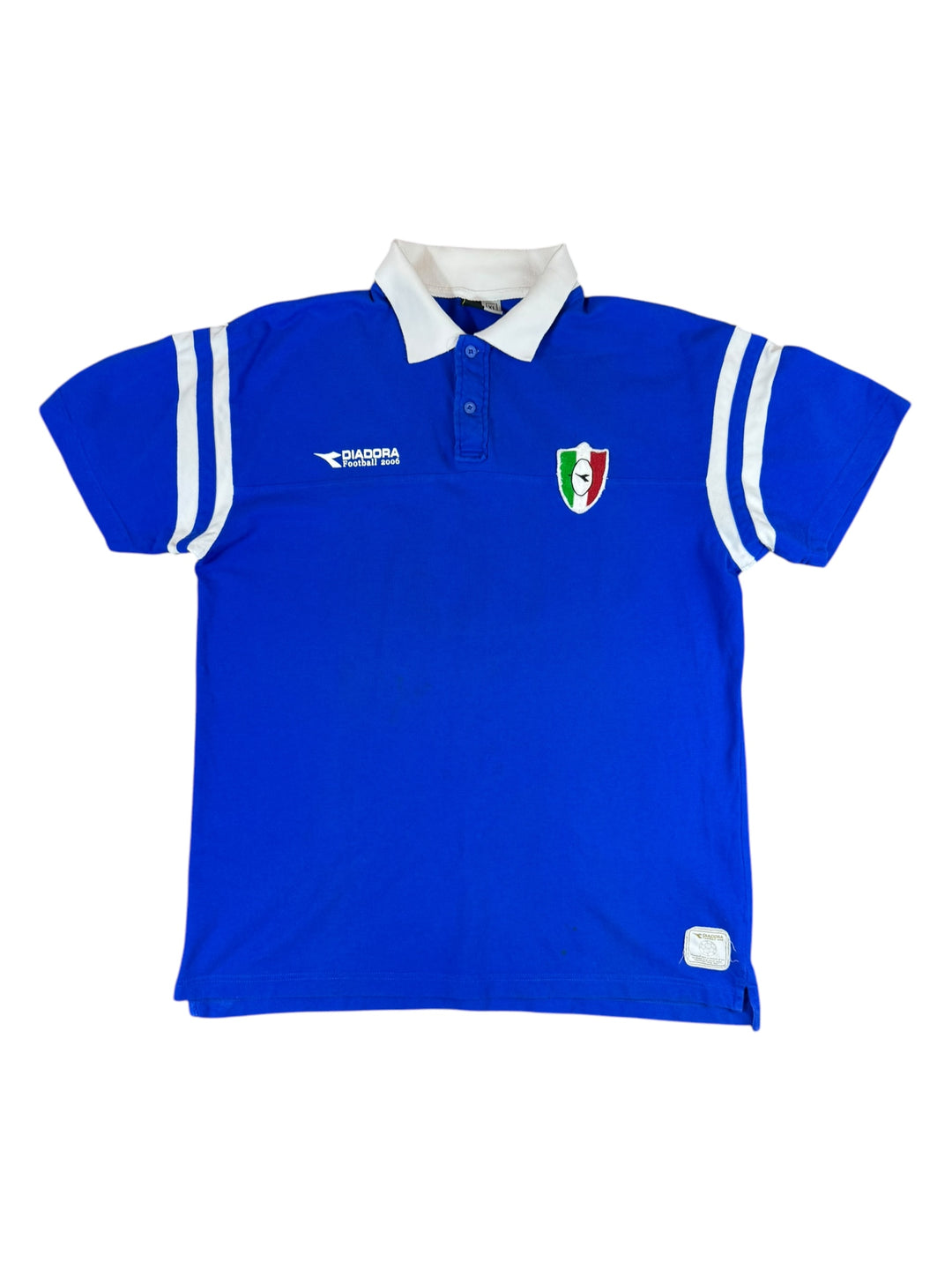 2006/07 Italy Diadora Football Polo Shirt - 8/10 - (XL)