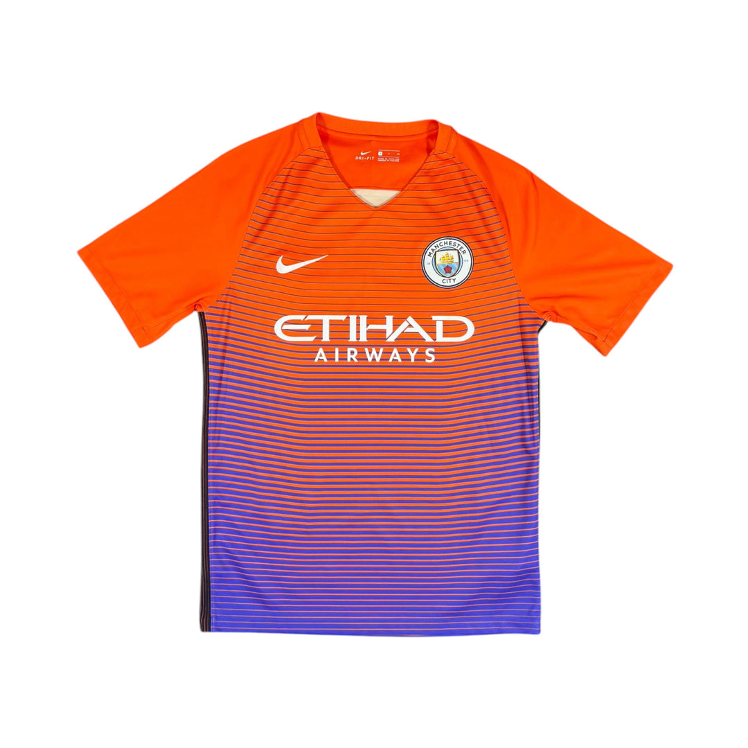 2016-17 Manchester City Nike Third Shirt #10 KUN AGUERO - 9/10 - (S)