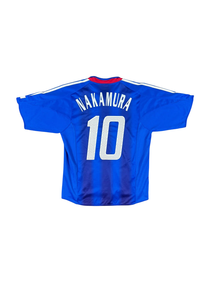 2004-06 Japan Adidas Home Player Authentic Home Shirt #10 NAKAMURA - 9/10 - (M)