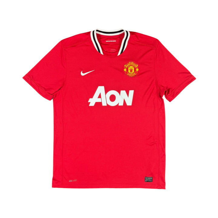 2011-12 Manchester United Home Shirt J.S. PARK #13 - 8/10 - (XL)