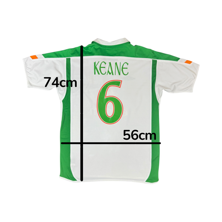 2003-05 Ireland Away Shirt KEANE #6 - 6/10 - (L)