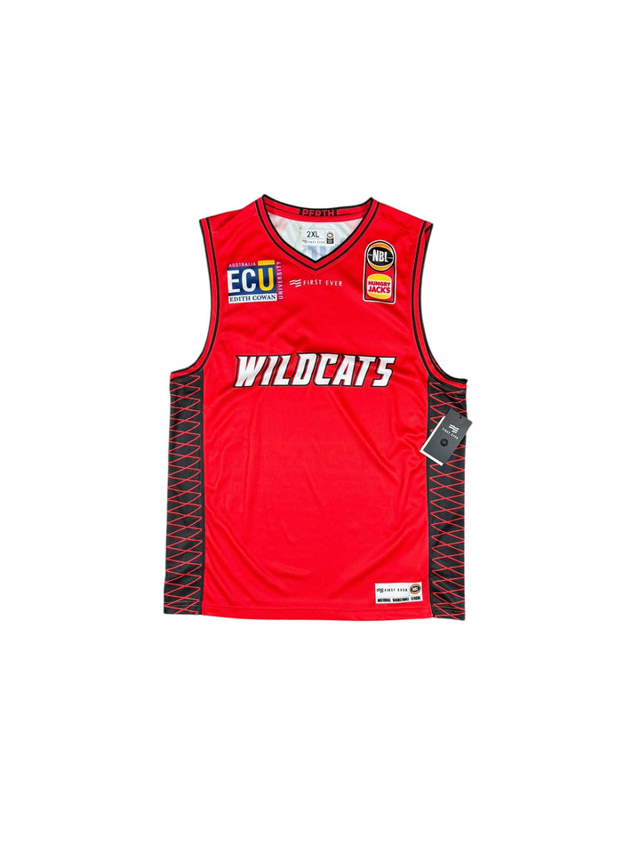 2018-19 Perth Wildcats Home Basketball Jersey Brand New (2XL)