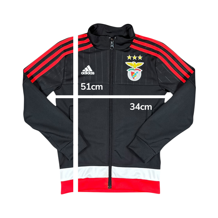 2015-16 Benfica Adidas Track Jacket - 9/10 - (7-8 Years)