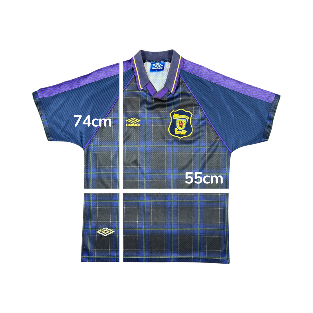 1994-96 Scotland Umbro Home Shirt - 8/10 - (L)