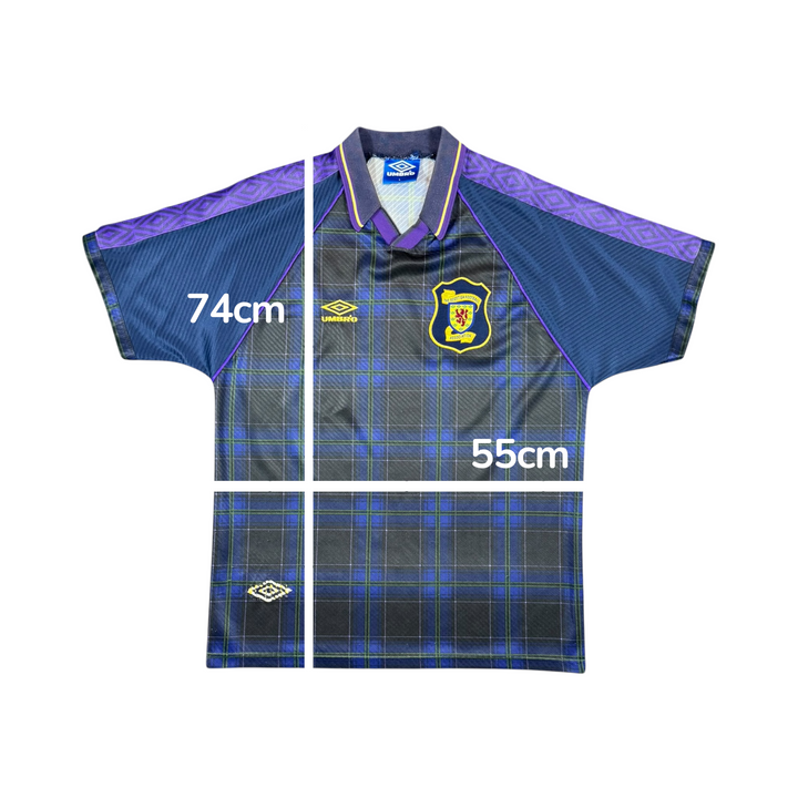 1994-96 Scotland Umbro Home Shirt - 8/10 - (L)